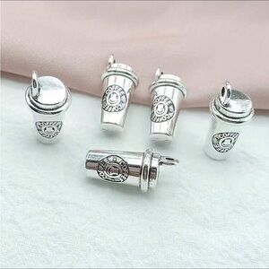 BRAND NEW FIVE COFFEE CUP CHARMS